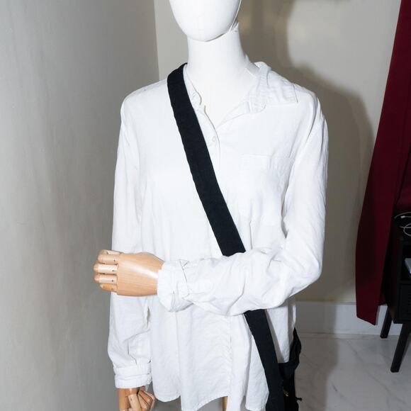 Black upcycled carhartt tote bag /crossbody bag /utility bag - Picture 6 of 7